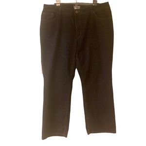 Coldwater Creek Dark Straight Leg Jeans